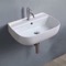 Small Ceramic Wall Mounted or Vessel Sink